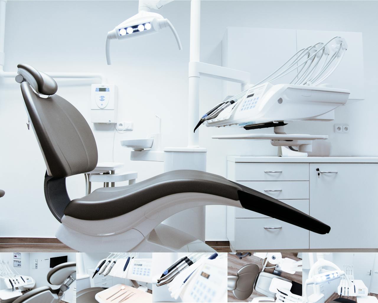 home-hero A modern dental clinic interior showcasing a dental chair and equipment in a clean, clinical setting.